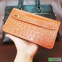 bóp cầm tay cao cấp da bò